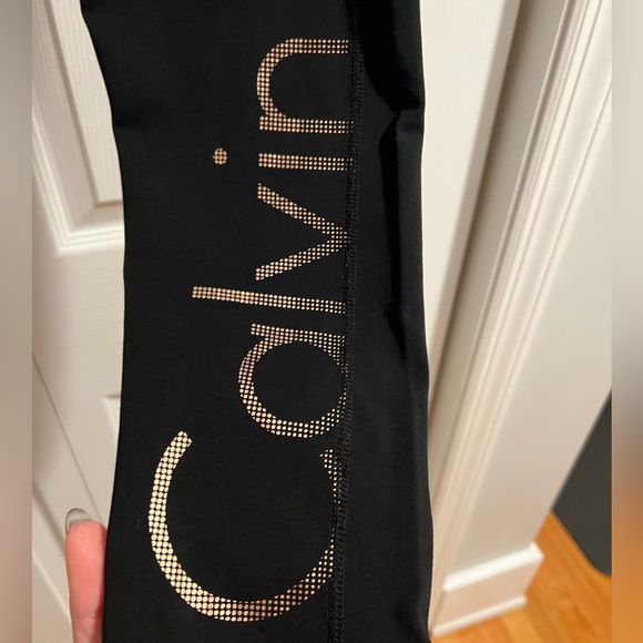 Calvin Klein Performance Leggings black rose gold L - Picture 2 of 5